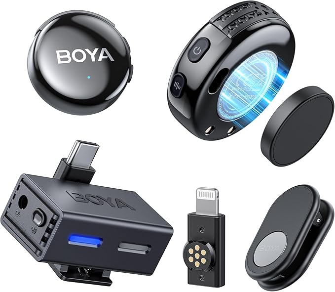 BOYA BOYALINK 3 Wireless Lavalier Microphone by BOYA