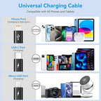 Multi Charging Cable, 3 in 1 Retractable Fast Charger Cable Multi Charging Cord - Image 4