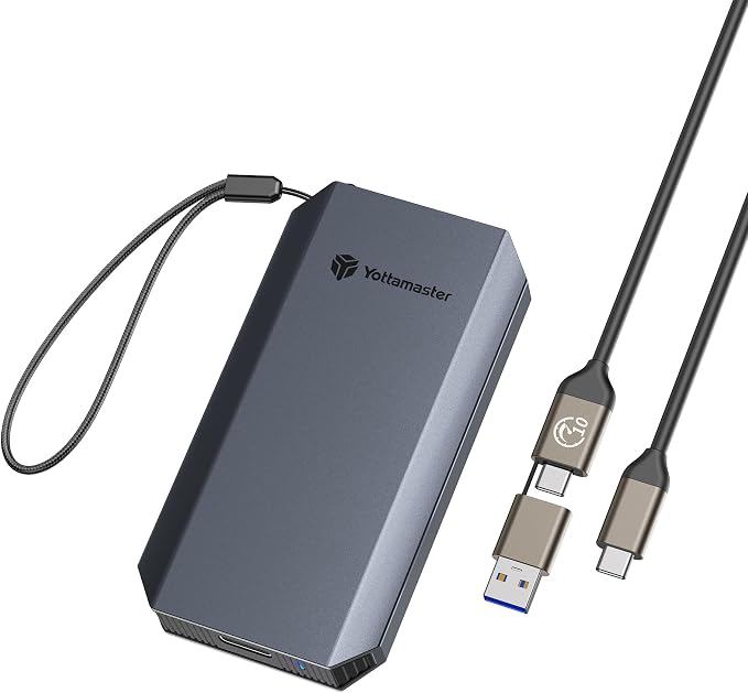 Yottamaster 512GB External SSD, Supports 4K ProRes HDR Compatible by Yottamaster-MakeEveryByteTreasurable
