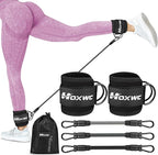 Ankle Resistance Bands with Cuffs, Ankle Bands by HOXWC
