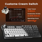 Redragon Wireless Mechanical Keyboard, 3-Modes Bluetooth Gasket Hot Swappable - Image 3