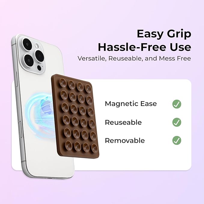 Sucky Upgraded Magnetic Suction Cell Phone Grip - Image 3