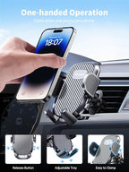 Nycetek 2025 Upgraded Car Vent Phone Mount 360° Rotation, Universal Cellphone - Image 6