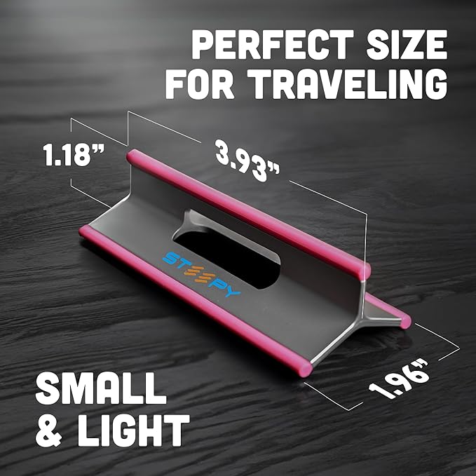 Steepy Low Profile Laptop Stand 3 Height Adjustable Computer Stand Lightweight - Image 4