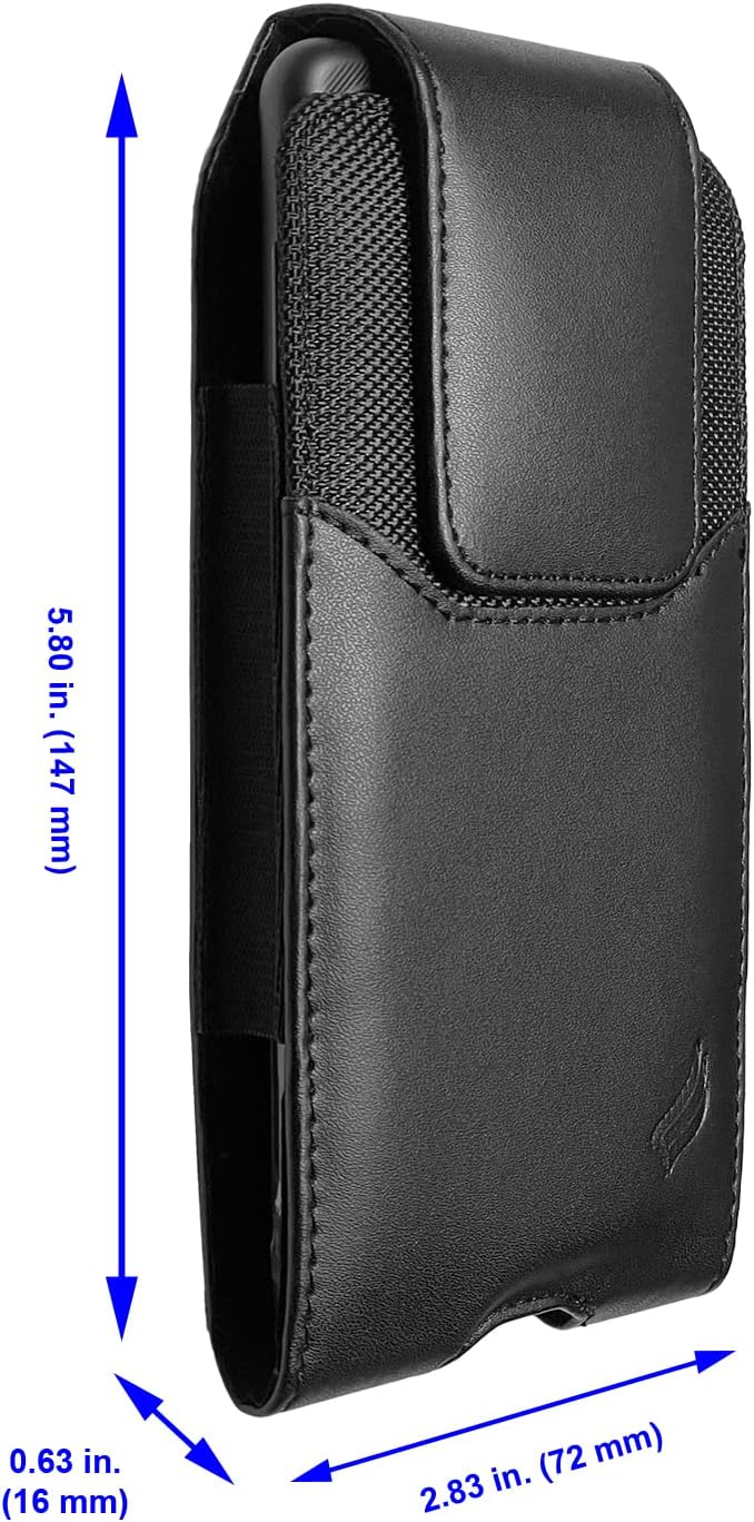 Leather Cellphone Holster for iPhone SE, 11 Pro, 12 13 14 15 16 17, Samsung - Image 2