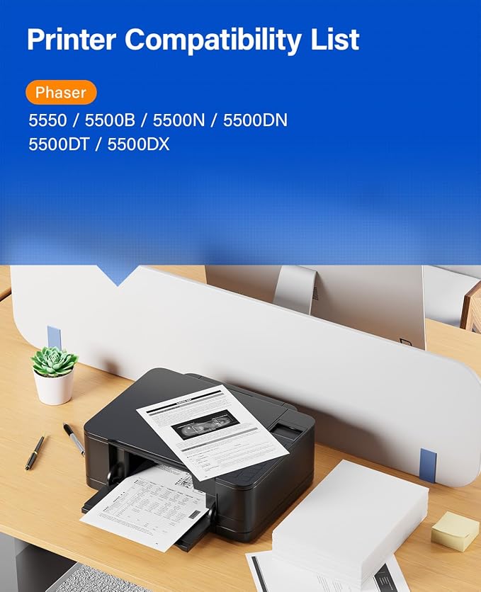 Phaser 5500 5550 Drum Cartridge High Capacity Black 1-Pack Replacement - Image 2