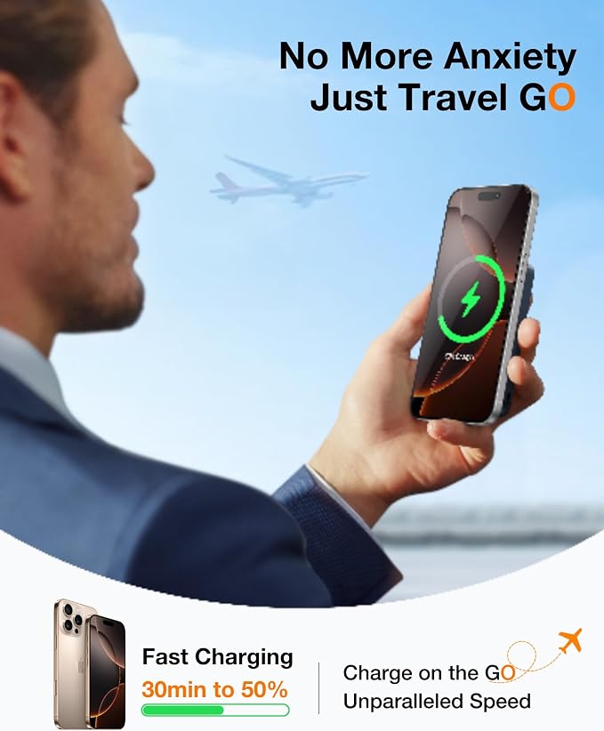 TORRAS 10000mAh Magnetic Portable Charger Power Bank - Image 3