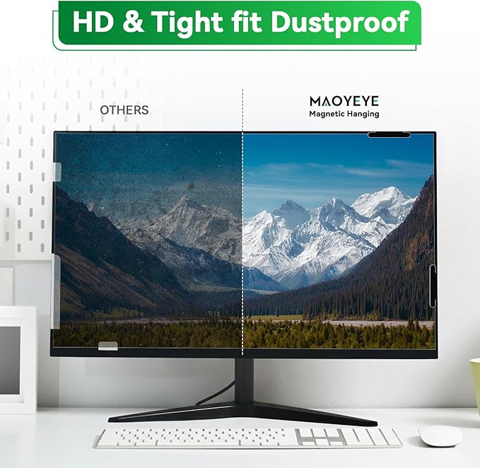 Magnetic 27 Inch Computer Anti Blue Light Screen Protector - Image 6