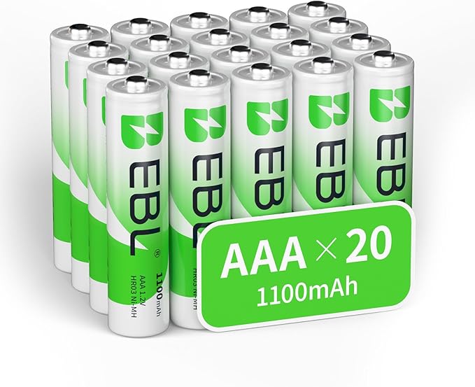 EBL 20 Pack 1500 Cycle 1100mAh AAA Ni-MH Rechargeable Batteries AAA - Image 8