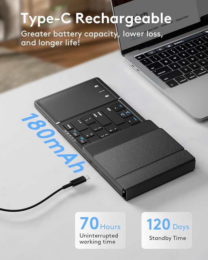 Samsers Foldable Bluetooth Keyboard - Image 5