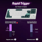 Keychron Q3 HE Wireless Custom Mechanical Keyboard, 2.4 GHz/Bluetooth/Wired QMK - Image 5