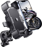 Bike Phone Holder Handlebar, Motorcycle Phone Mount, ATV Cell Phone Clamp by Delobon
