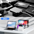 60W Charging Station for Multiple Devices, 10-Port USB Fast Charging Station - Image 4