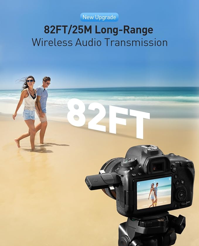 3-in-1 Mini Microphone for iPhone: Wireless Lavalier Microphones for - Image 5