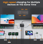 780W USB C Charger Block Fast 10-Port USB C Charging Station GaN PD 120W Laptop - Image 5