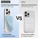 2PCS Silicone Suction Cup Phone Case Mount Double Sided, Hands-Free Phone - Image 2