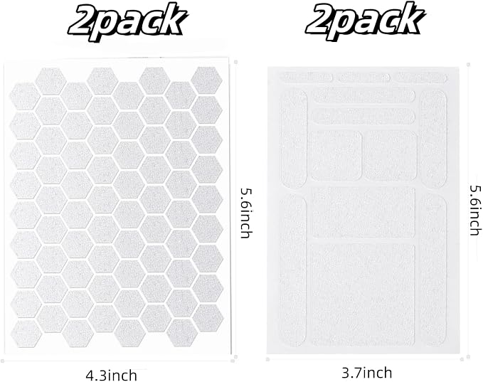 4Pack Phone Grip Tape, Finger Grip Stickers Decal Waterproof Pre-Cut Non Slip - Image 2