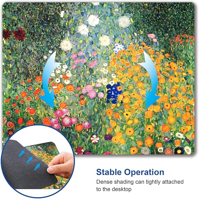 Mouse Pad, Premium-Textured Mouse Mat, Non-Slip Rubber Base Mousepad - Image 6