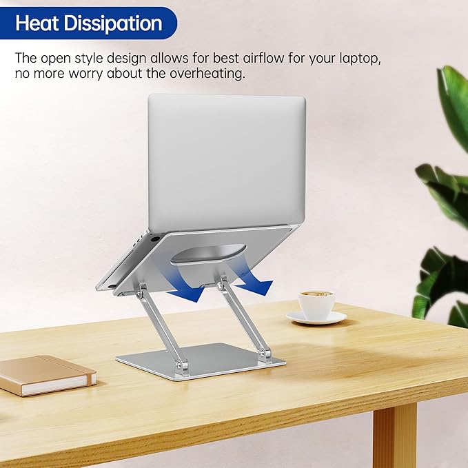 BESIGN LS10 Laptop Stand for Desk, Ergonomic Adjustable Notebook Tablet Stand - Image 4