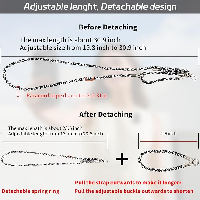 3-in-1 Adjustable Phone Lanyard Crossbody Cell Phone Neck Strap Universal - Image 2