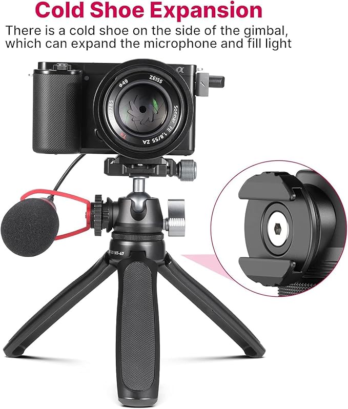 ULANZI MT-47 Camera Tripod Aluminum Alloy Mini Travel Phone Tripod Stand - Image 7