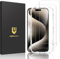 UNBREAKcable Screen Protector for iPhone 15 Pro, Shatterproof Tempered Glass by UNBREAKcable