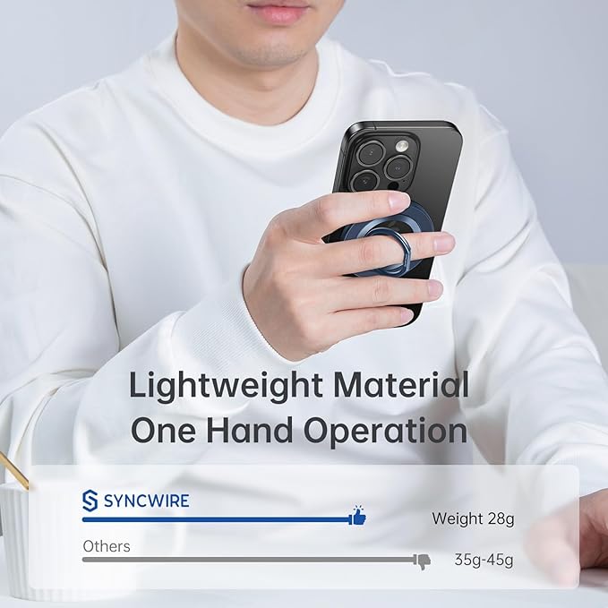 Syncwire Magnetic Phone Ring Holder - Image 4