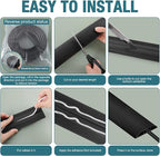 Floor Cord Cover, Cable Protector, 0.63W x 0.31H inches, Wire Cover - Image 7