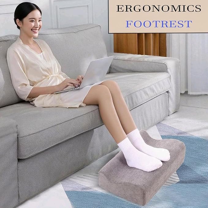 Foot Rest for Under Desk at Work, Ergonomic Under Desk Footrest - Image 3