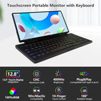 12.8" Portable Touchscreen Keyboard Monitor Stretched Bar Screen Extender - Image 2