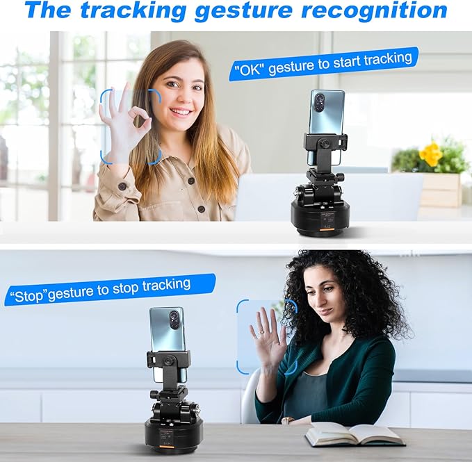 Soonpho M6 Auto Face Tracking Motorized Rotating Panoramic Tripod Head - Image 3