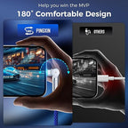 USB C to USB C Cable 10FT 240W, 180°Rotating USB C Cable Braided Type C Charger - Image 4