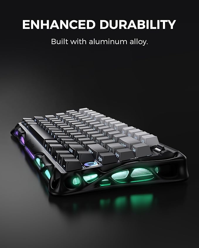GravaStar Mercury K1 75% Wireless Mechanical Gaming Keyboard, Aluminum Alloy - Image 3