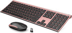 Wireless Keyboard and Mouse, Vssoplor 2.4GHz Rechargeable Compact Quiet by VssoPlorWirelesskeyboardMouse