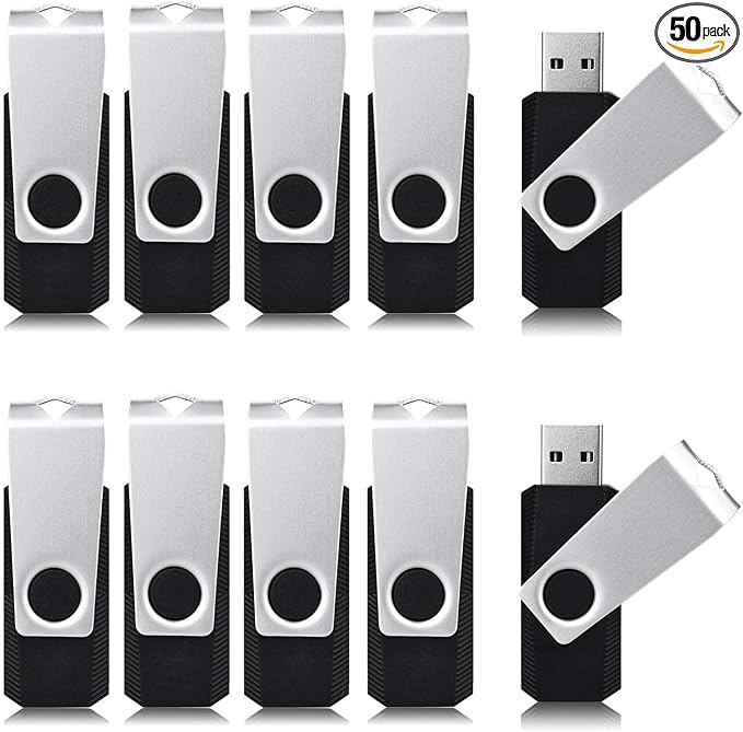 Aiibe 64GB USB Flash Drive 50 Pack by Aiibe