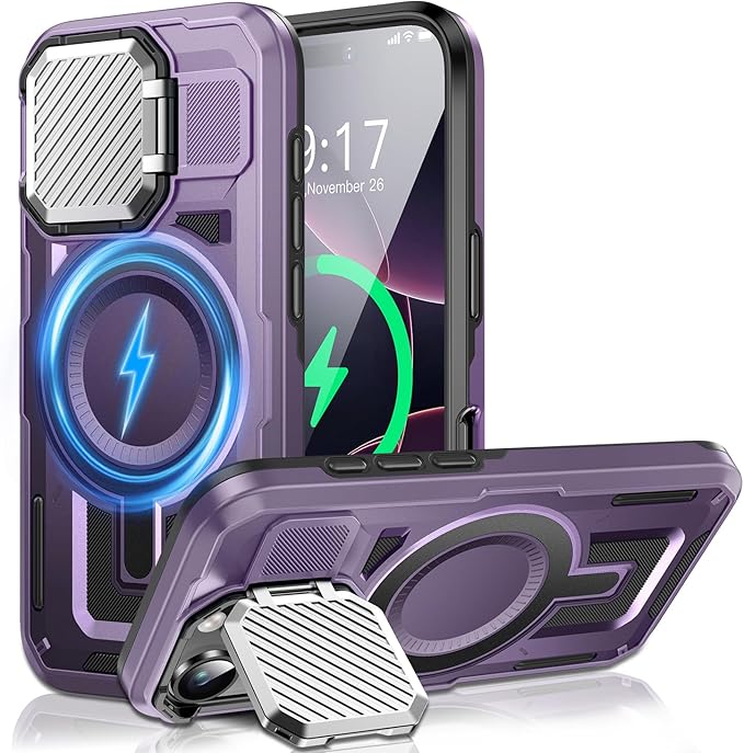 Camera Stand Case for iPhone 16 Pro, 2024 Version Military Grade Protective by Unknown