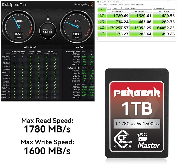 Pergear 1TB CFexpress 4.0 Type A Memory Card, - Image 8