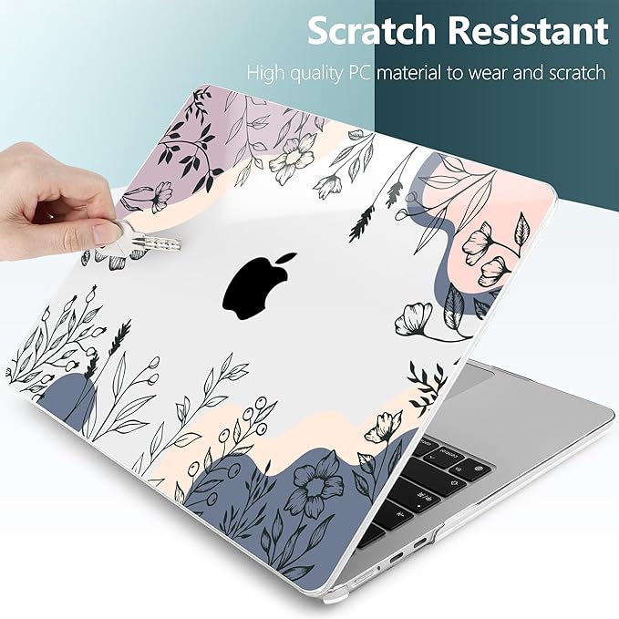 TWOLSKOO Compatible with M4 MacBook Air 13.6 inch Case 2025-2022 Release M4 - Image 4