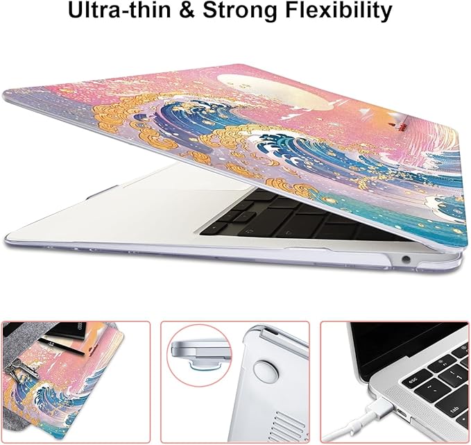 for MacBook Pro 13-inch Case 2022 2021 2020-2016 Release M2 M1 Chip A2338 A2251 - Image 6