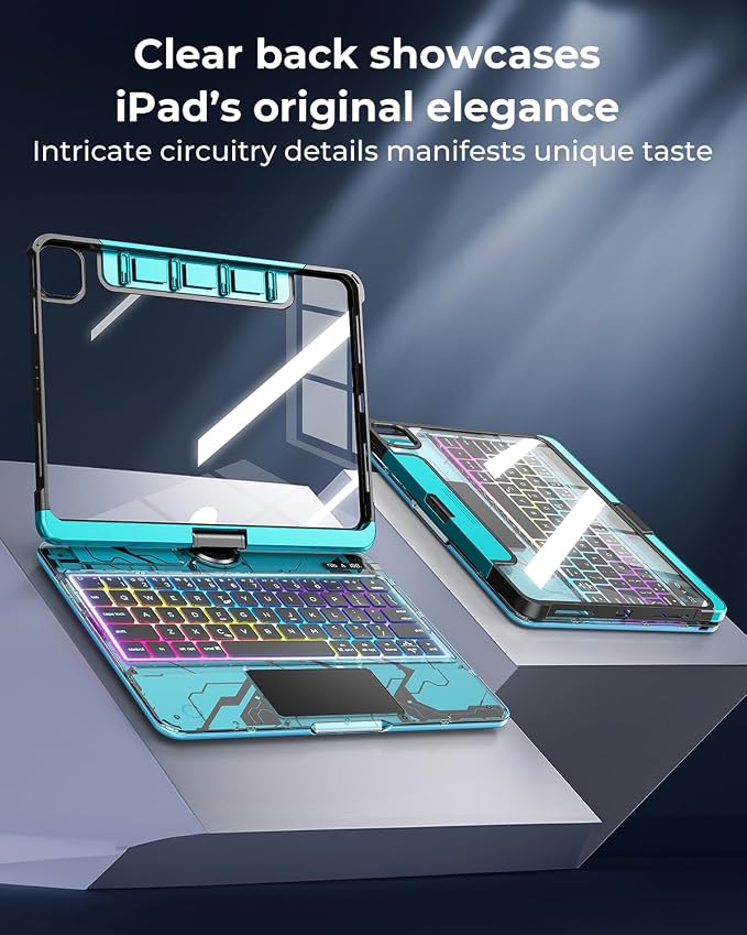 TSQQST Clear Wireless Keyboard Case - Image 6
