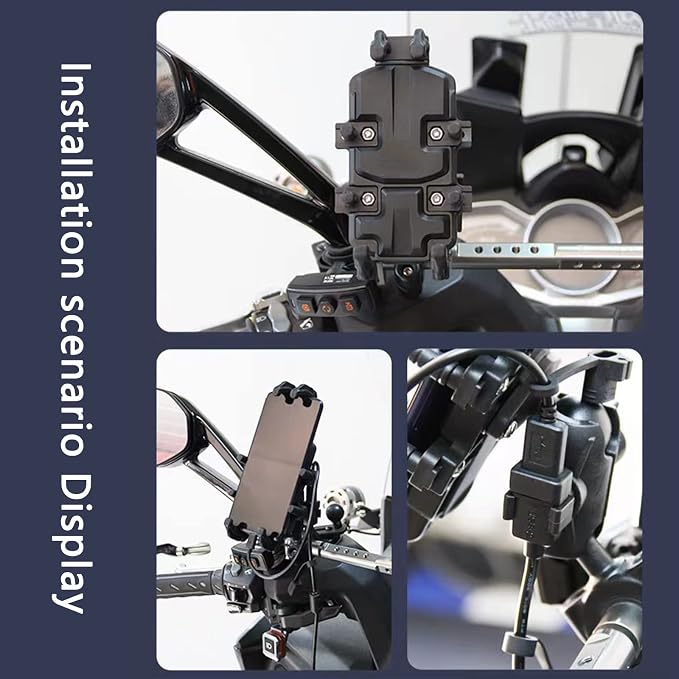 Mounts Phone Mount with Handlebar U-Bolt Base - Image 7