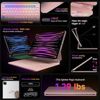 HOU Keyboard Case for iPad Air 11 inch 2025/2024&iPad Pro 11 Inch Gen 2022 - Image 3