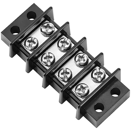 GLOSO Terminal Blocks Double Row Stainless 11 mm Pitch TBC, Marine Grade by GLOSO