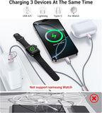 Temdan for Travel Vacation Essentials, 3 in 2 USB C Cable for Apple Watch - Image 3