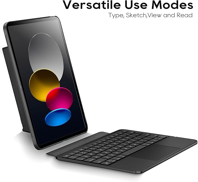 Detachable Keyboard Case for Apple iPad 11th Gen 2025 & iPad 10th Generation: - Image 3