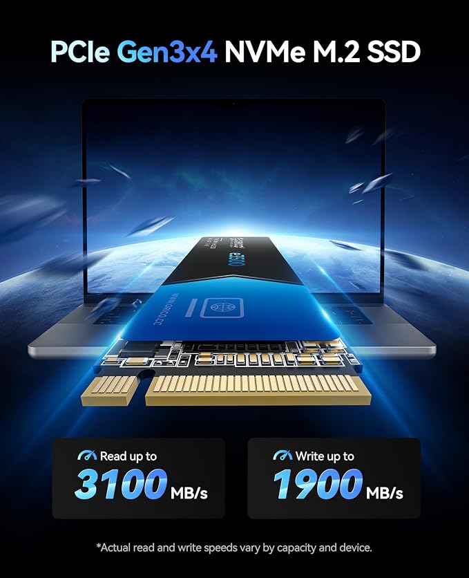 ORICO 1TB M.2 NVMe SSD, PCIe Gen3x4 M2 2280 SSD, 3D NAND Flash Internal Solid - Image 2