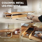Fenge Dual Monitor Riser, 37 Inch Monitor Stand - Image 3