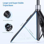 ATUMTEK 60" Selfie Stick Tripod, All in One Extendable Phone Tripod Stand - Image 5