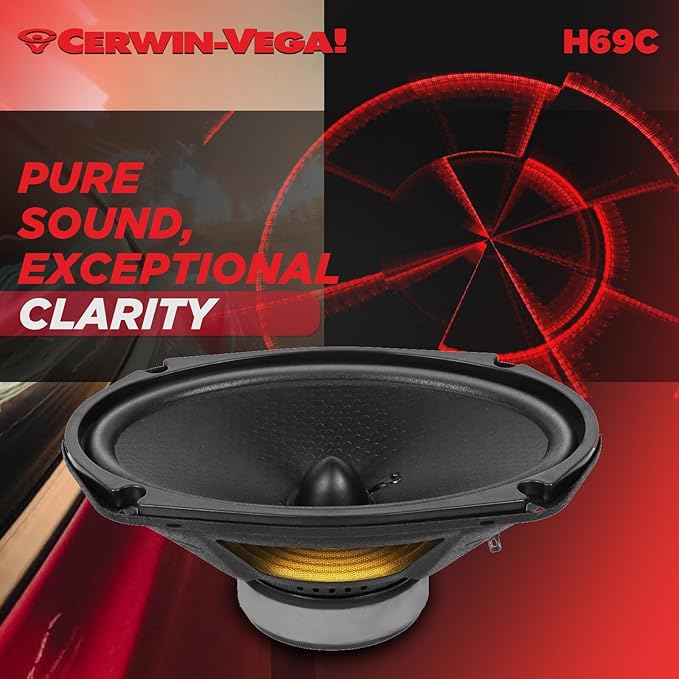 CERWIN-VEGA! HED 2025 Edition – 6" x9” 2-Way Coaxial Full Range Speaker System- - Image 6