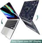 TWOLSKOO Compatible with MacBook Pro 13 inch Case 2023-2016 A2338 M2/M1 A2251 - Image 3